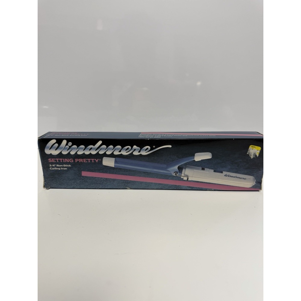 Vintage Windmere Skinni Mini 3/8" Curling Iron Sm-1C/220 NEW NIB